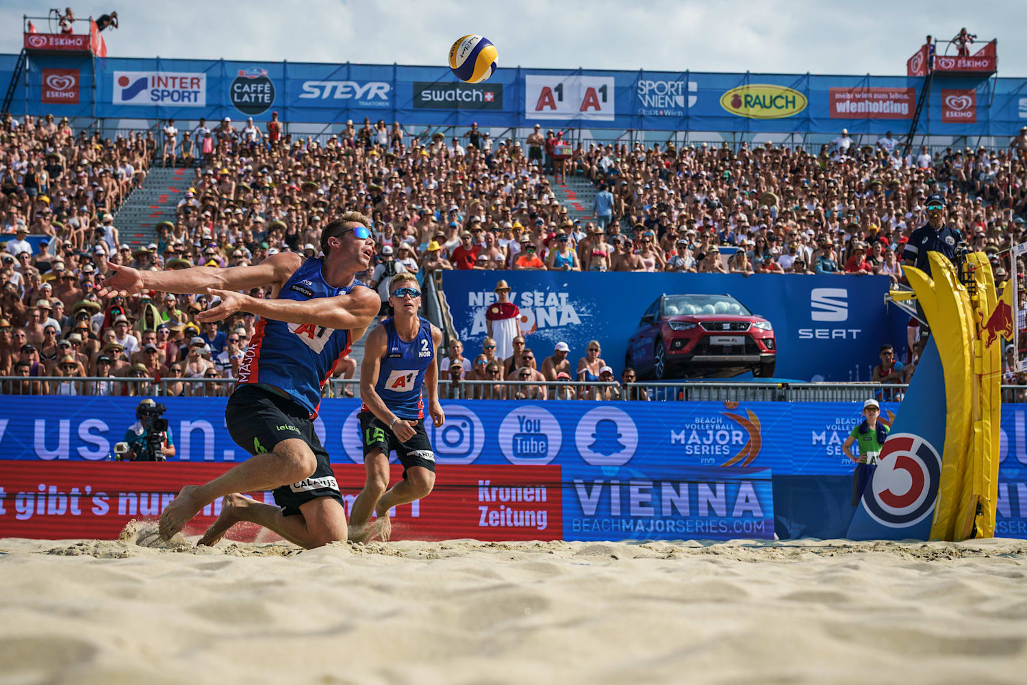 Fivb Beach Volleyball Major Series Vienna Highlights Galatasaray hdi sigorta yarı finalde. recap from vienna