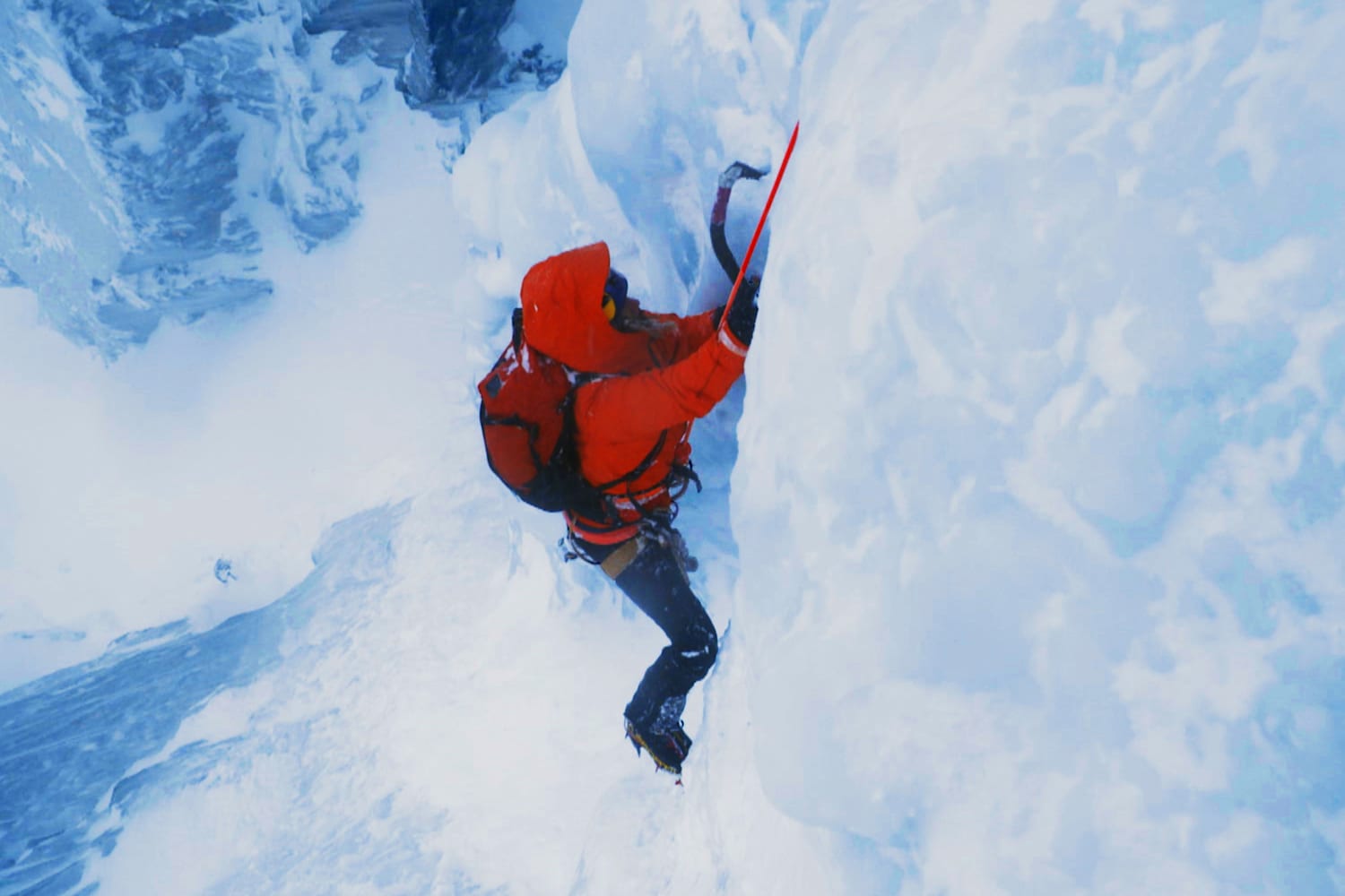 Ice Climbing Sasha Digiulian Tackles Huntington Ravine