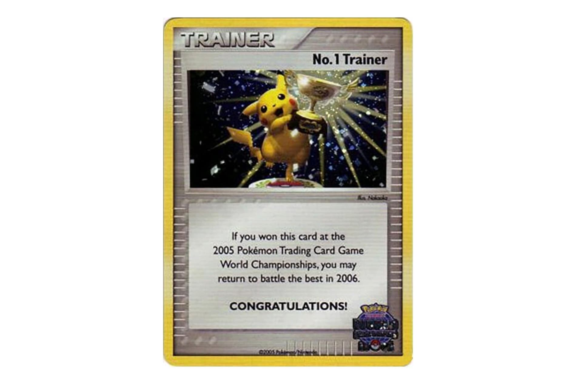 Pokémon 2006 World Championship card