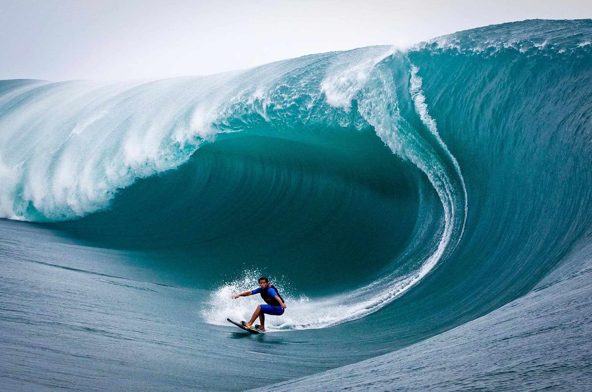 Julian Wilson charging huge Teahupo’o back in 2011