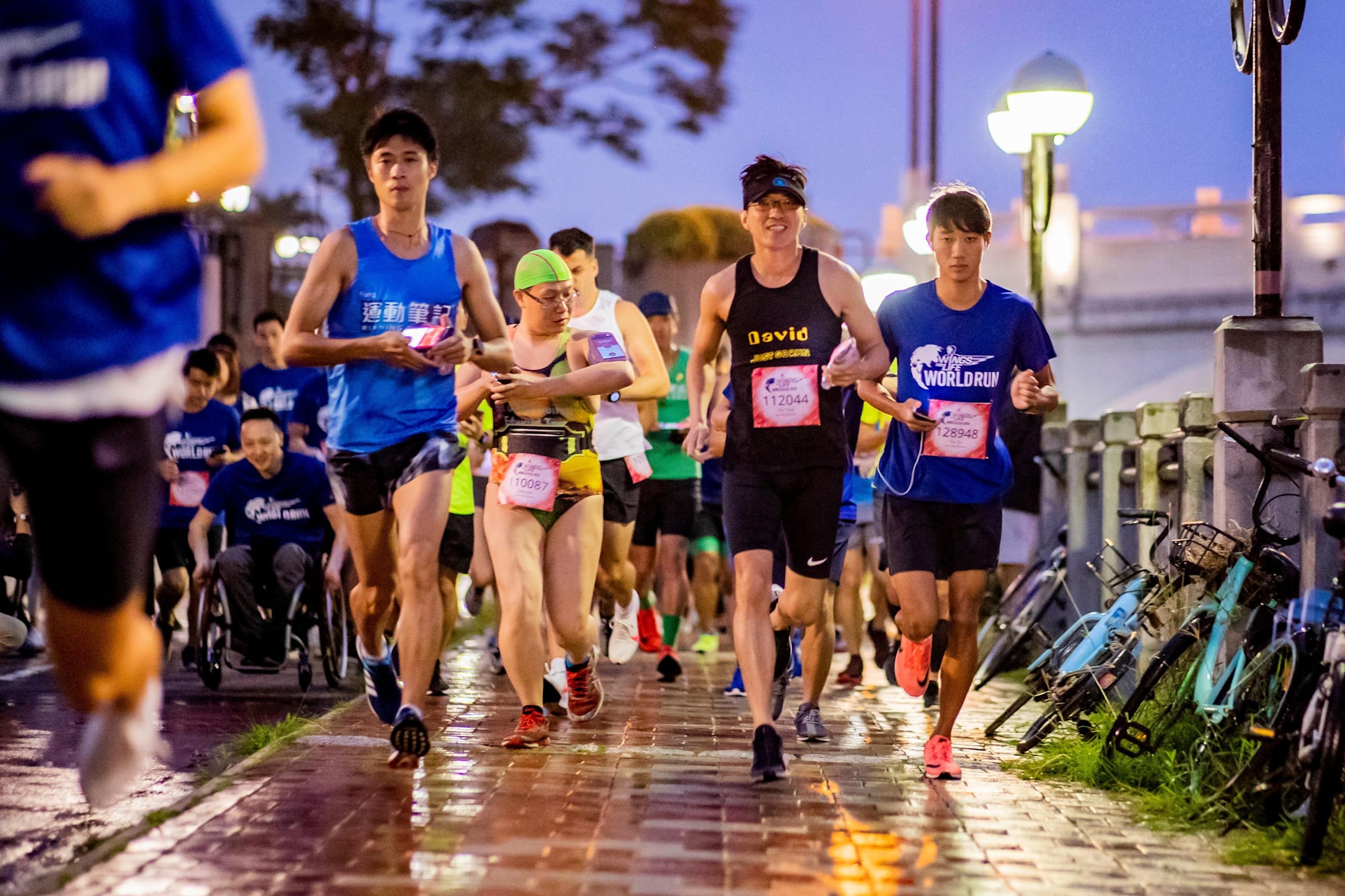 Wings for Life World Run Hong Kong App Run 在沙田城門河兩旁舉行