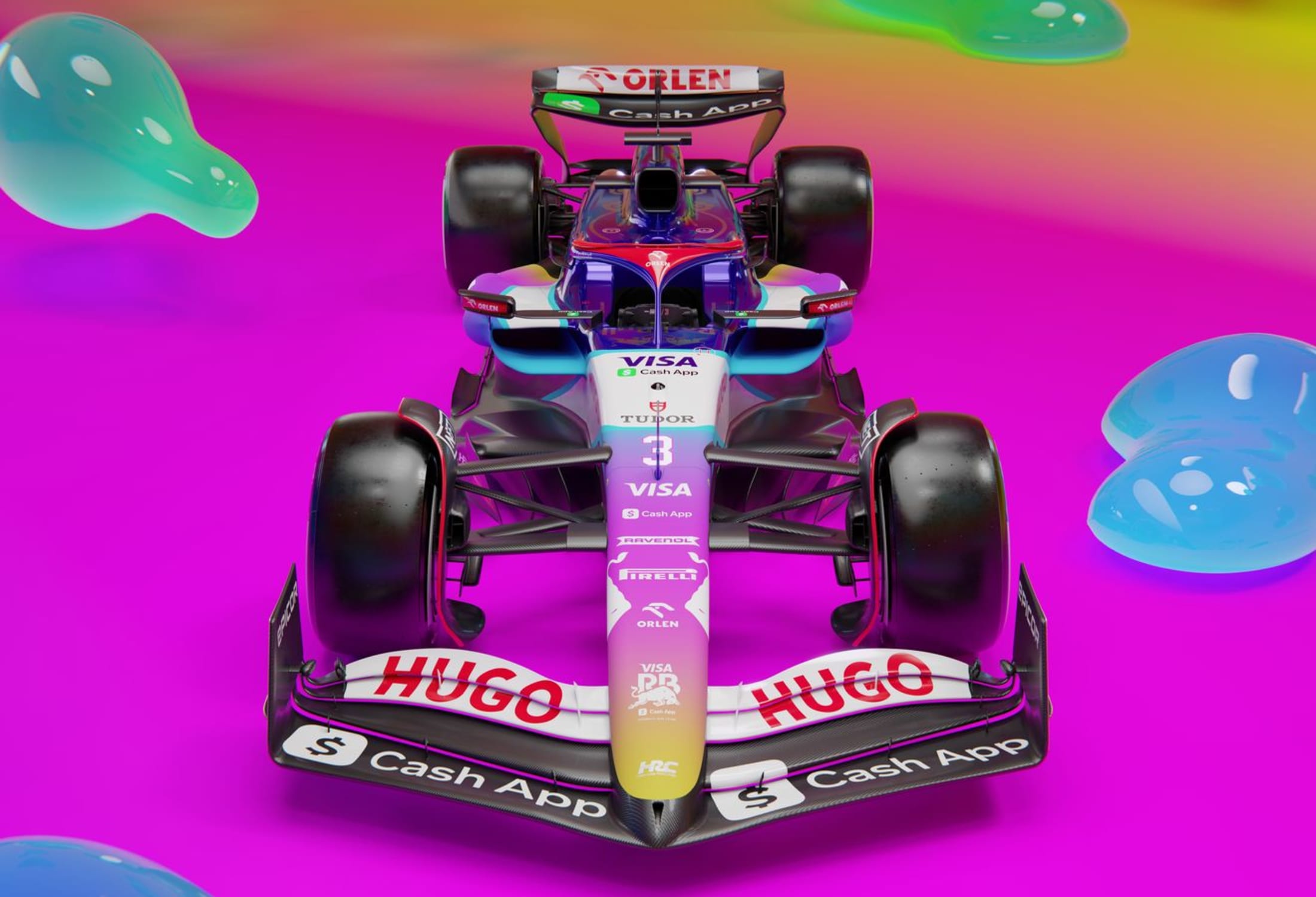 ミニカー 1/43 Visa Cash App 7th Miami GP2024 MINICHAMPS 417240622 Scale 1/43 | RACING BULLS F1 VCARB-01