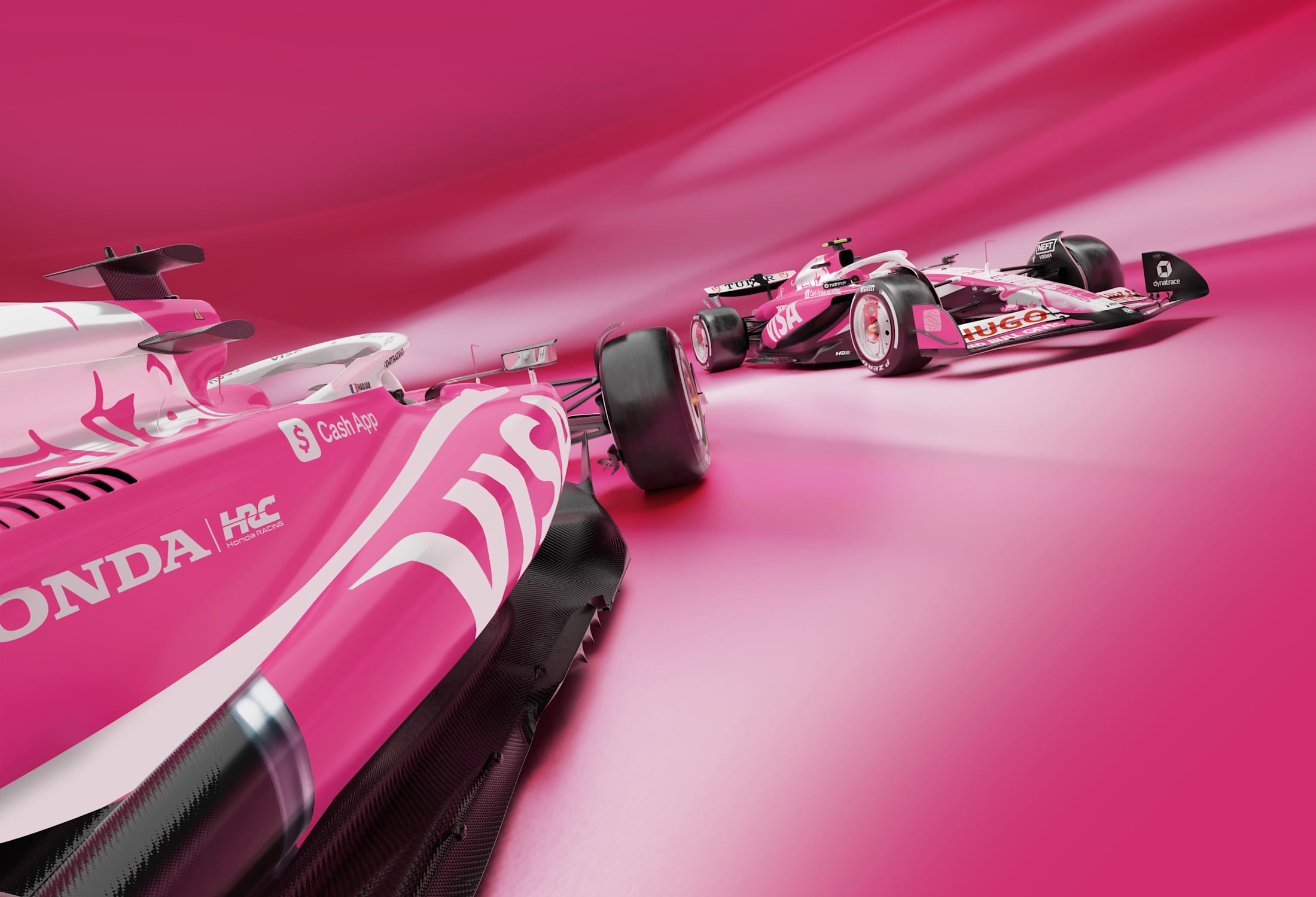 ビザ キャッシュアップ レーシングブルズ #6 2025 F1 マイアミGP レーシングブルズF1、マイアミでは華麗なピンクに大変身！ レッドブル