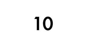 キーナンバー 「10」