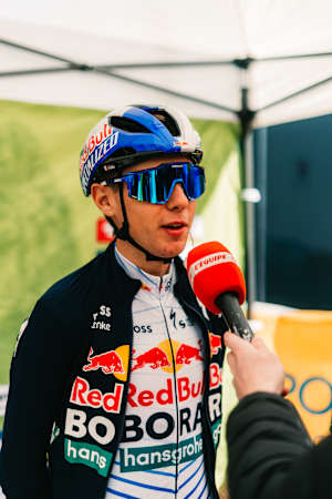 U23-Weltmeister Lorenzo Finn zeigte am Schlussanstieg eine starke Leistung.