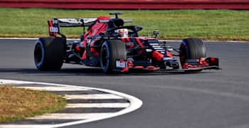 Max Verstappen unleashes the RB15 at Silverstone.