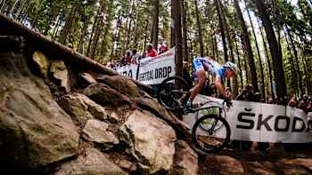 Julie Bresset in action in Nove Mesto Na Morave