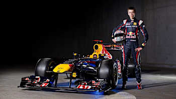 Daniil Kvyat and Red Bull Car Austria 2012