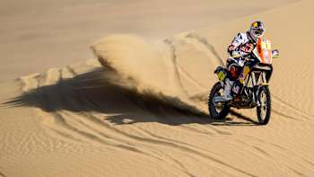 Cyril Despres leads the 2013 Dakar Rally with just two stages remaining