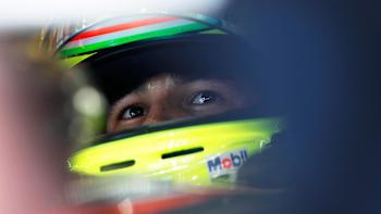 McLaren driver Checo Perez