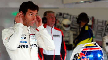 Mark Webber (AUS/ Porsche) prepares for the race at FIA World Endurance Championship 2014 in Silverstone, United Kingdom on April 20th, 2014