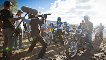 Documentary director Dana Brown during filming of On Any Sunday: The Next Chapter