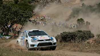 Sébastien Ogier at Rally d'Italia Sardegna in 2013