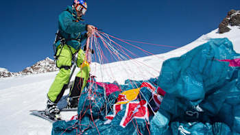 Aaron Durogati au sommet du Breithorn