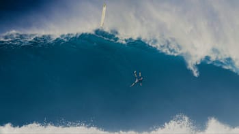 Tom Dosland i Wipeout na Jaws