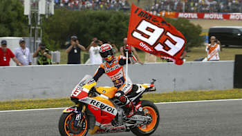 "En Jerez escuchas el rugido del público", Marc Márquez.