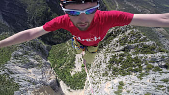 World Record highline attempt