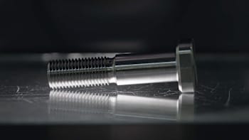 An F1 front suspension bolt