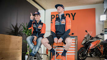 Pol Espargaró und Bradley Smith Pol Espargaró und Bradley Smith