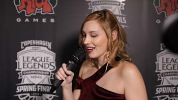 A photo of Sjokz at the EU LCS Spring Split finals
