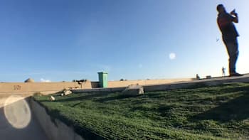 Doing his favorite move ‘Kickflip’