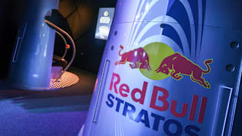 Stratos VR-Kapsel in der Red Bull Media World