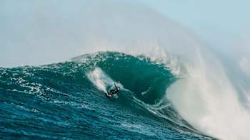Surfer Kai Lenny at Jaws.