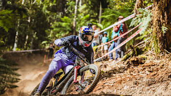 Vincent Tupin during Red Bull Hardline at Dinas Mawddwy, Wales on September 11, 2022