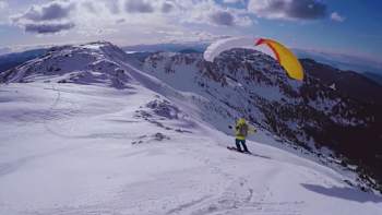 The Red Bull Air Force go wingsuit flying in Alaska.