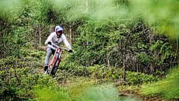 bike action with Granieri Reynolds in Indonesia