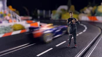 Daniel Ricciardo's slot car lap of the Canadian GP