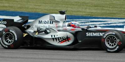 Juan Pablo Montoya con la McLaren-Mercedes