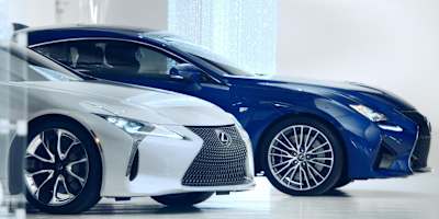 Rhys Millen In A Lexus During Commercial Filming