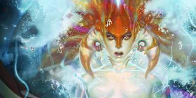 Artwork for Dota 2 eSports game hero Naga Siren by Valve
