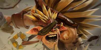 Artwork for Dota 2 eSports game hero Bristleback by Valve
