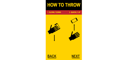 スマホを空高く投げるだけ！　非常に危険ですが度胸試しに最高のアプリ(笑)。