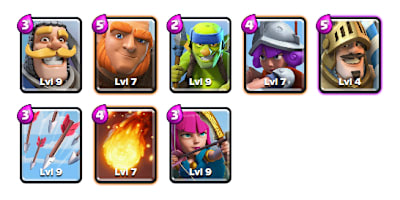 Clash Royale'de düşük arenalar için deste tercihleri