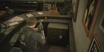 Cassaforte sala d'aspetto Resident Evil 2