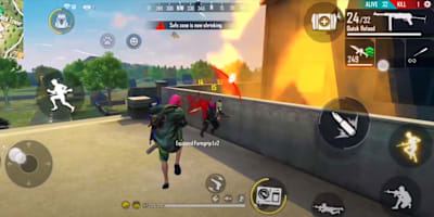 Un enemigo saltando es blanco fácil