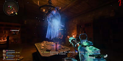 Ramassez l'objet sous Ibou pour démarrer votre combat avec le boss