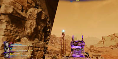 Tirez sur les pylônes pour attirer l'artefact