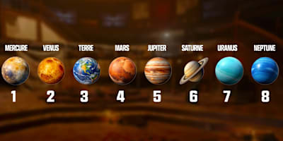 Voici le code des planètes