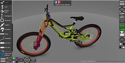 Giocate con le specifiche e osservate come il movimento delle sospensioni influisce sulla geometria