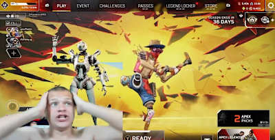 A screenshot from popular streamer Nicholas ‘Jynxzi’ Stewart when playing Apex Legends. 