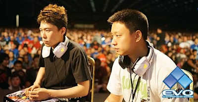 Bonchan et Luffy au tournoi EVO 2014