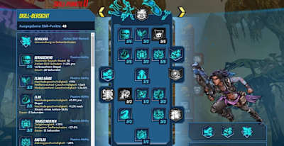 Borderlands 3 bietet vier Charaktere. Amara, Moze, FL4K und Zane warten mit je drei Talentbäumen aus, die ihr schon jetzt auf der offiziellen Homepage ausprobieren könnt