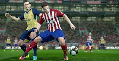Captura de tela do PES 2017