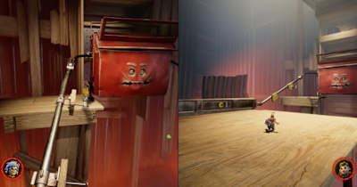 Wir stellen uns im Bosskampf einem Werkzeugkasten. Die Fights sind in mehrere Phasen unterteilt und verlangen euch einiges ab.