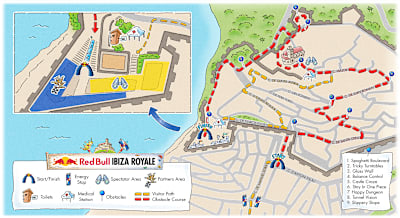 Mapa de acceso al recinto