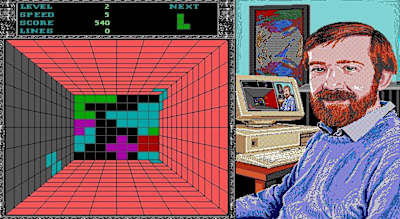 A screenshot of Welltris